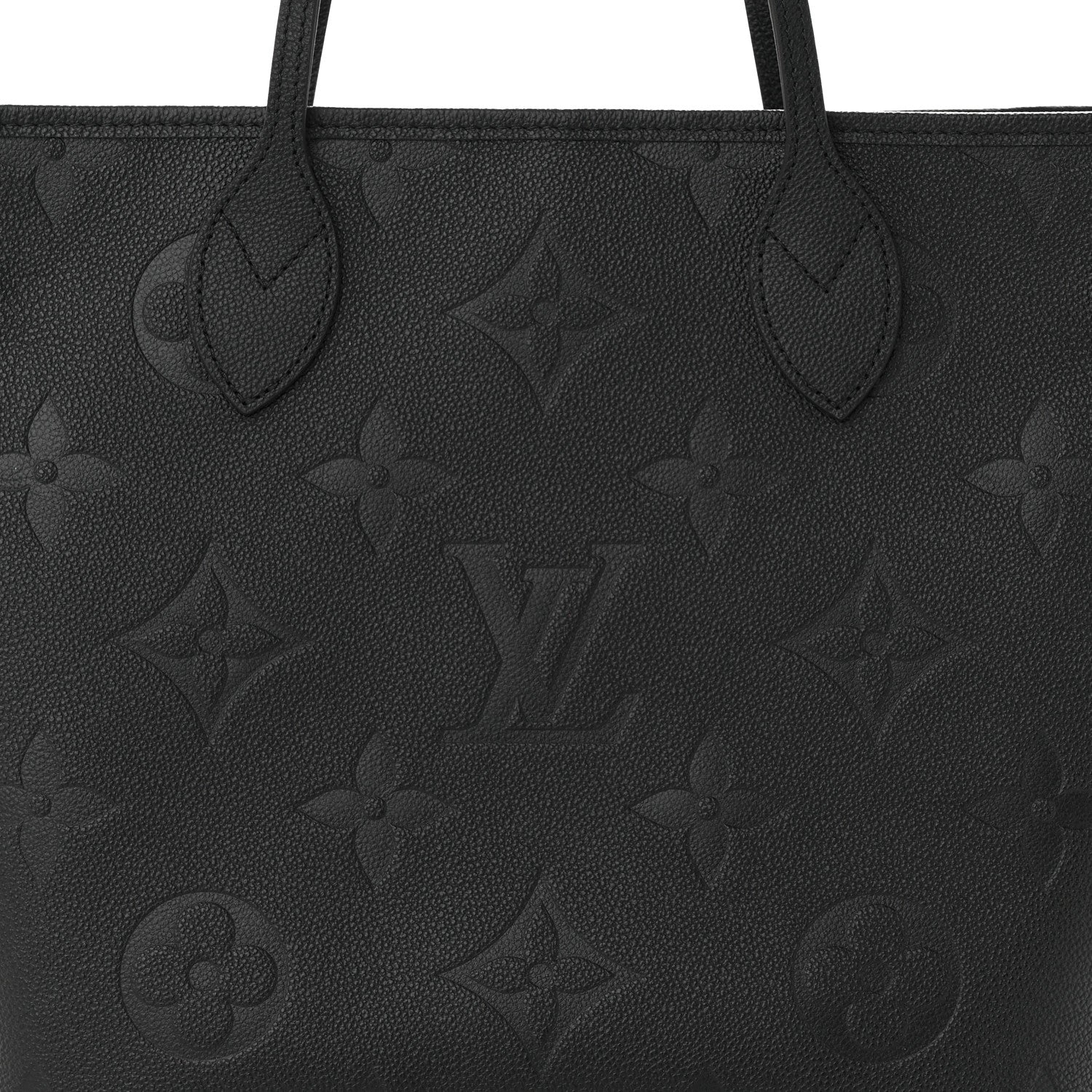 Louis Vuitton Empreinte Monogram Giant Neverfull MM Black 7 of 11