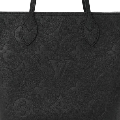 Louis Vuitton Empreinte Monogram Giant Neverfull MM Black 7 of 11