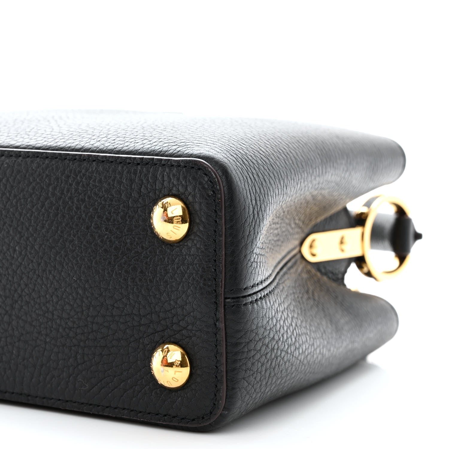 Louis Vuitton Taurillon Capucines BB Black 9 of 11