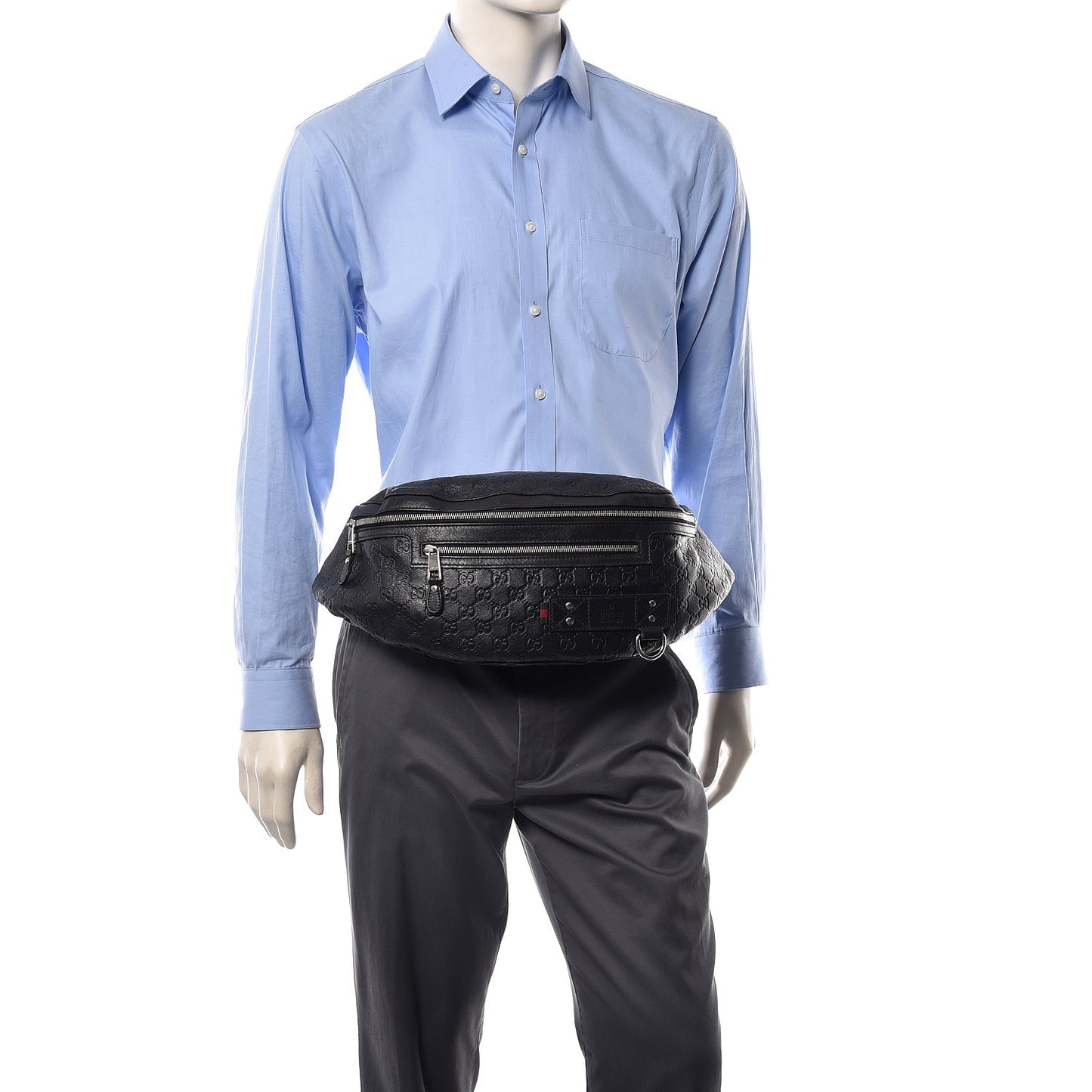 Guccissima Web Belt Bag Black