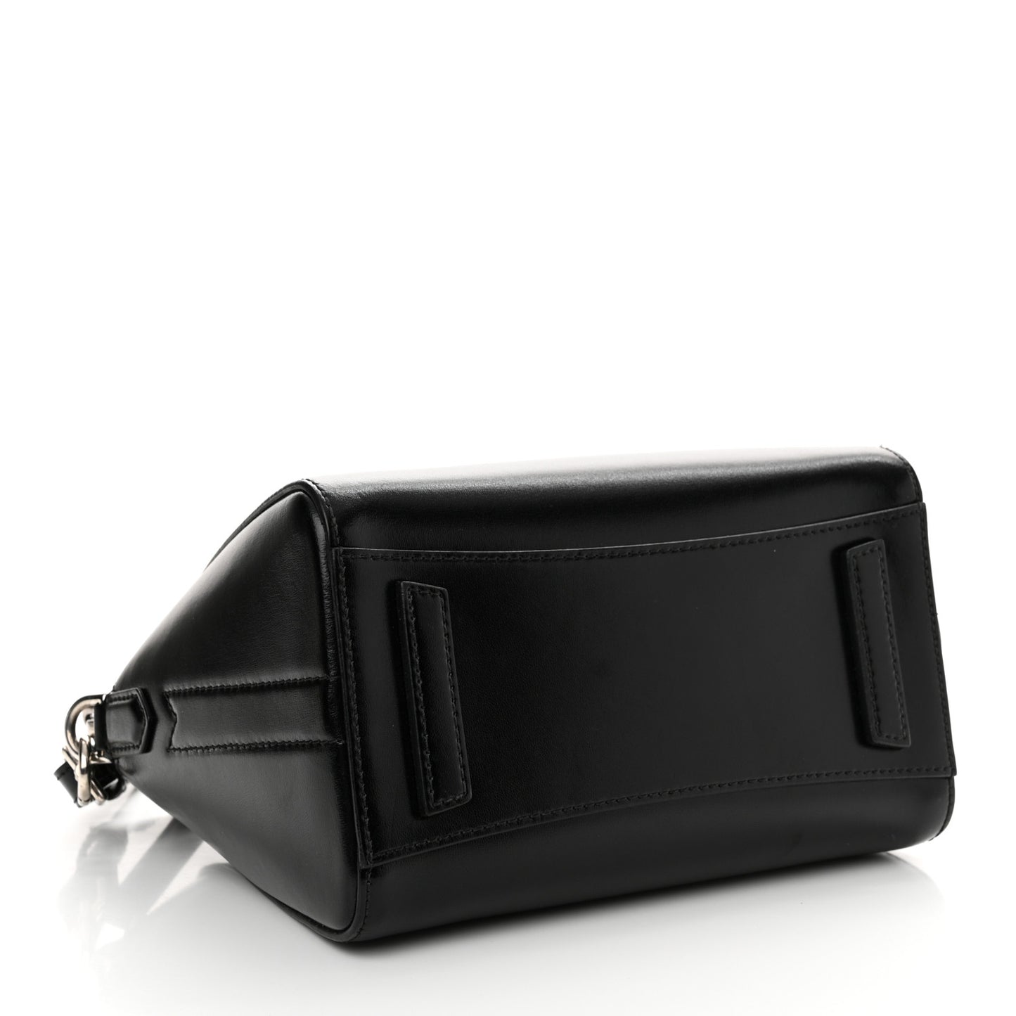 Shiny Lord Calfskin Mini Antigona Black