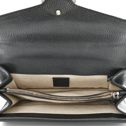 Gucci Pebbled Calfskin Small Dionysus Shoulder Bag Black 4 of 11
