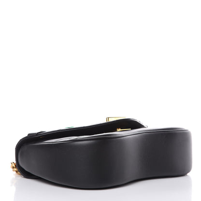 Louis Vuitton Calfskin Embroidered New Wave Chain MM Black 4 of 11
