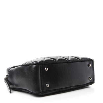 Chanel Lambskin Quilted Small Diamond CC Camera Case Black 5 of 11