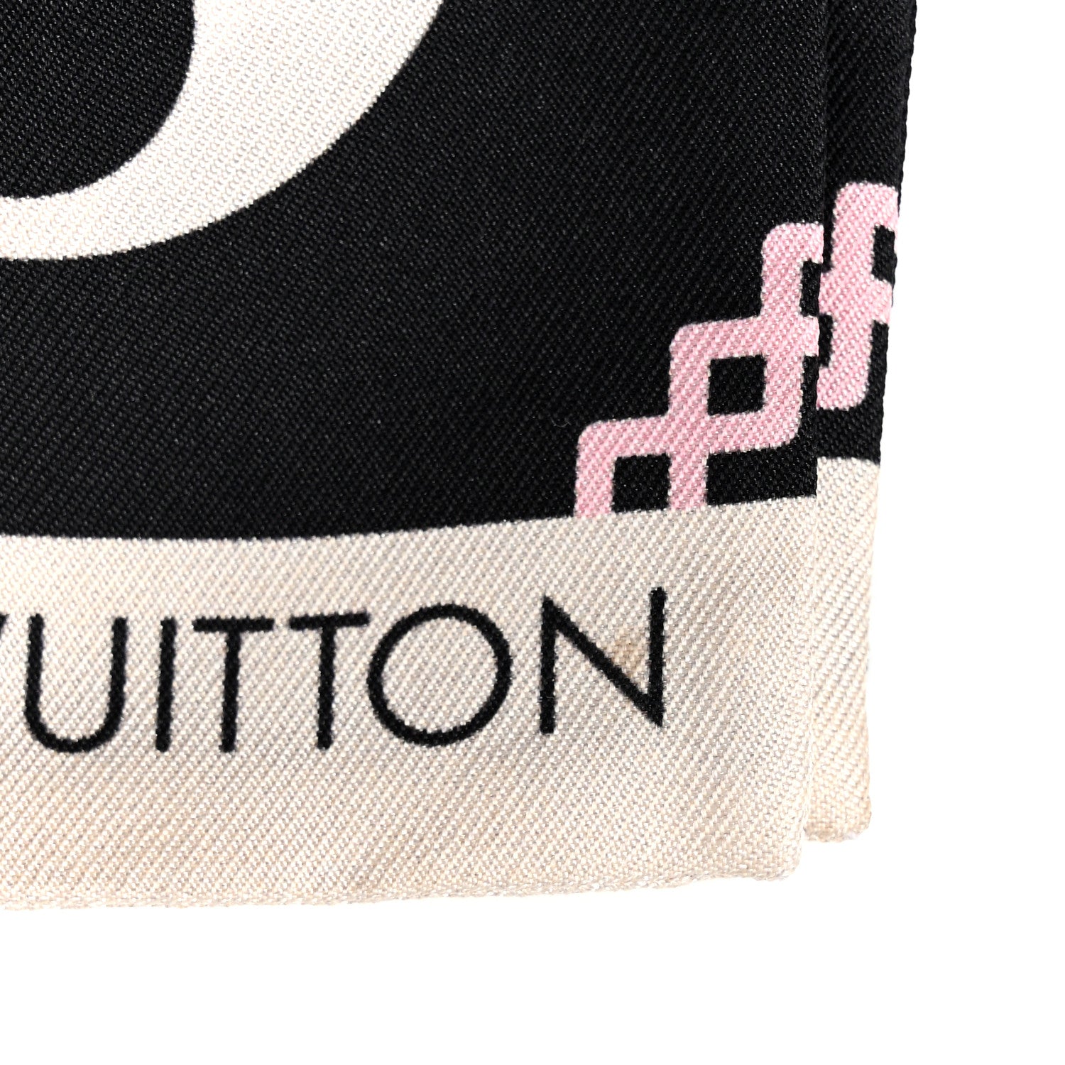 Louis Vuitton Silk Monogram Croisillon Bandeau Black 11 of 11