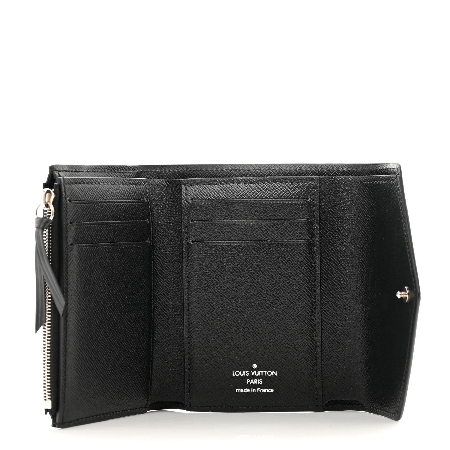 Louis Vuitton Epi Victorine Wallet Black 5 of 7