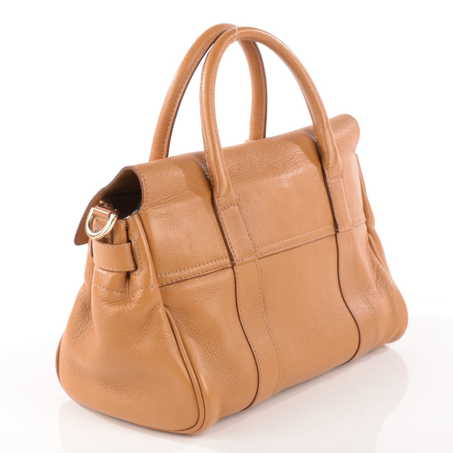Soft Grain Calfskin Small Bayswater Deer Brown
