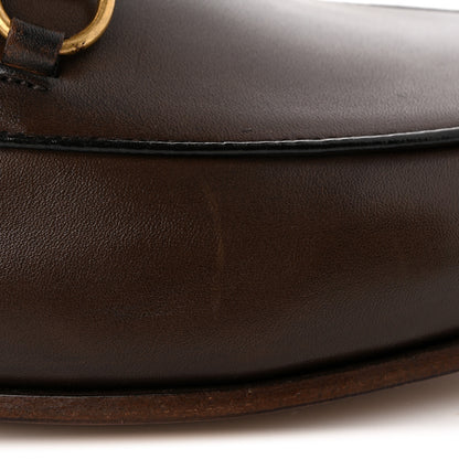 Gucci Calfskin Womens Jordaan Loafers 40 Fondente Brown 9 of 17
