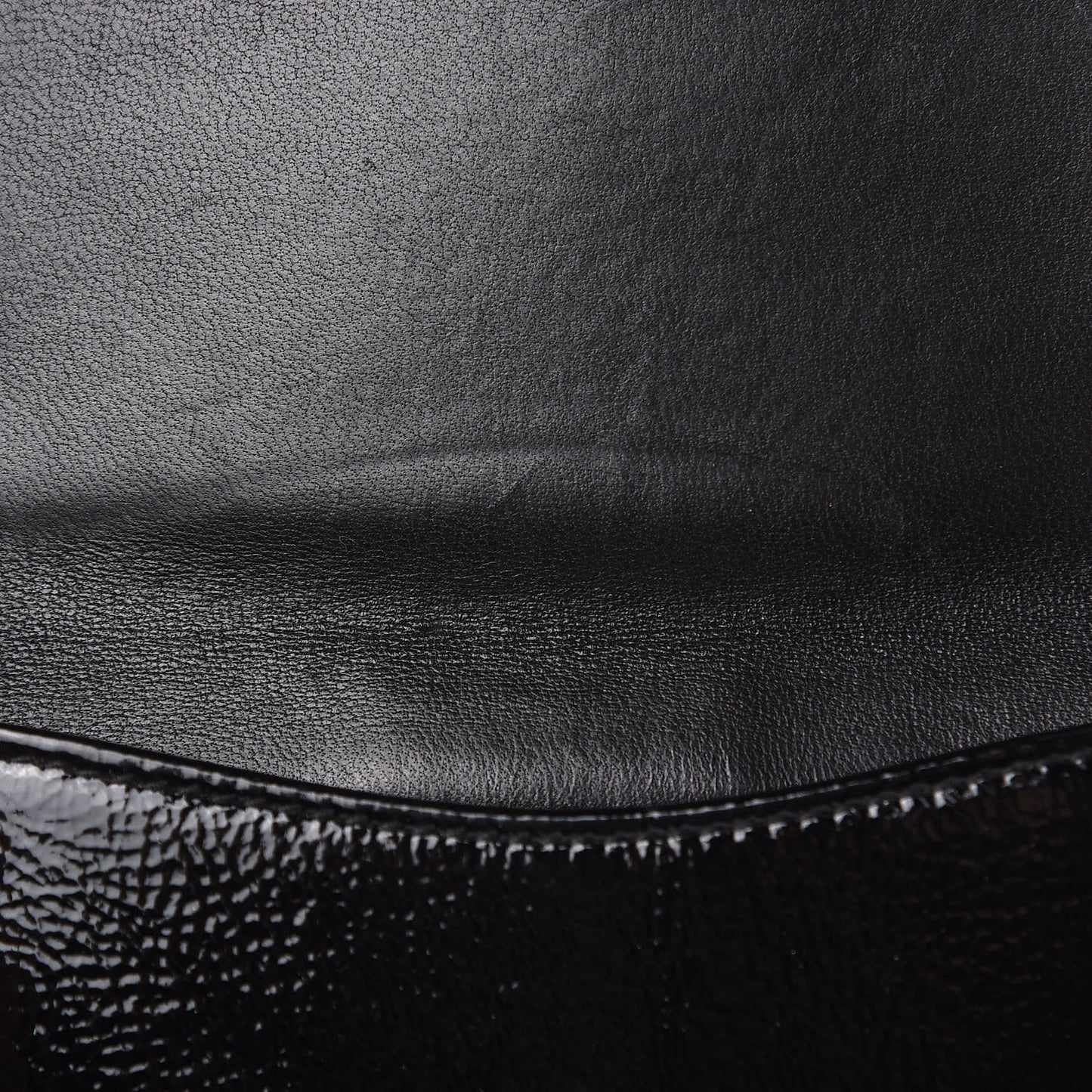 Patent Y-Mail French Wallet Black