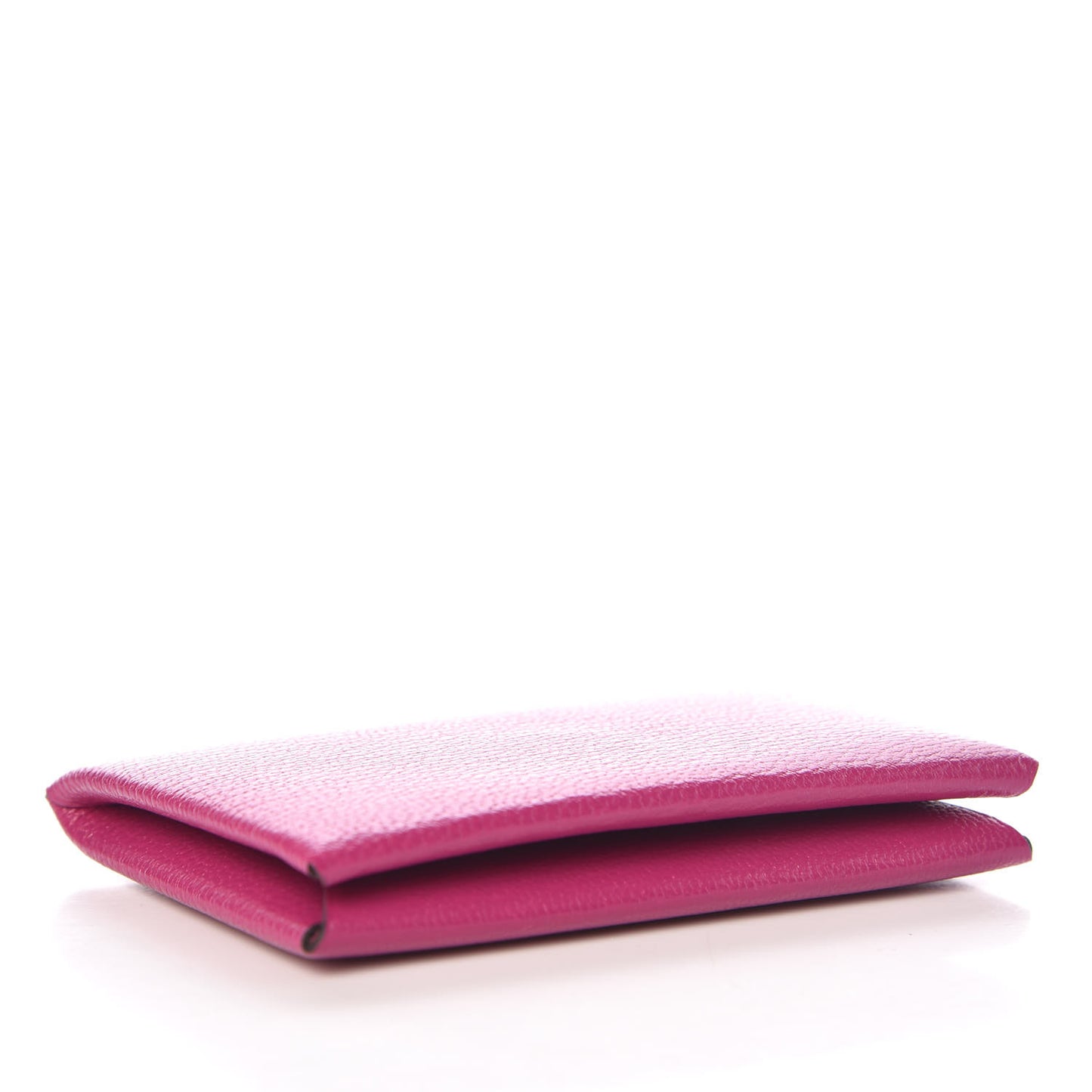 Chevre Mysore Calvi Card Case Rose Pourpre