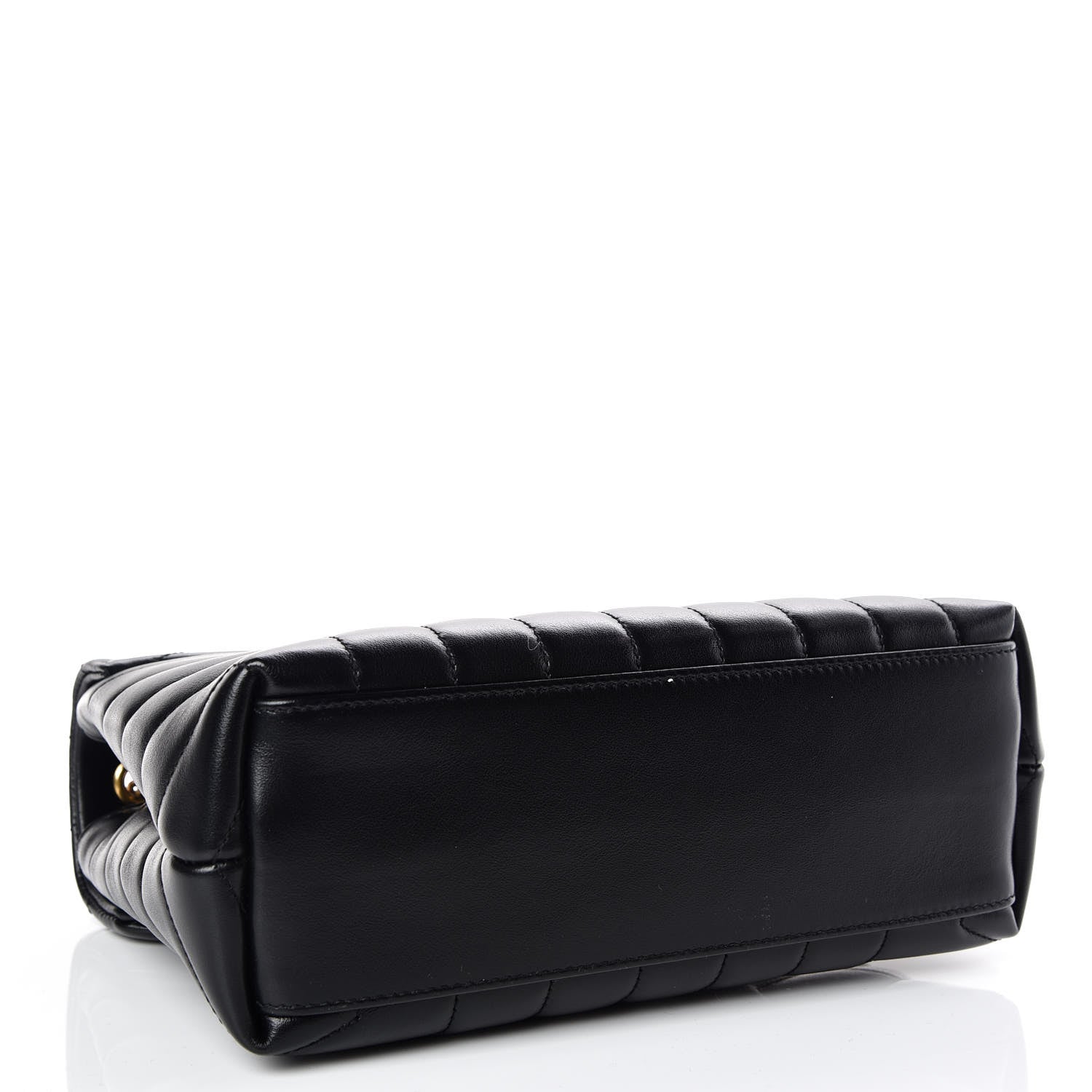 Saint Laurent Calfskin Y Quilted Monogram Small Loulou Chain Satchel Black 4 of 11