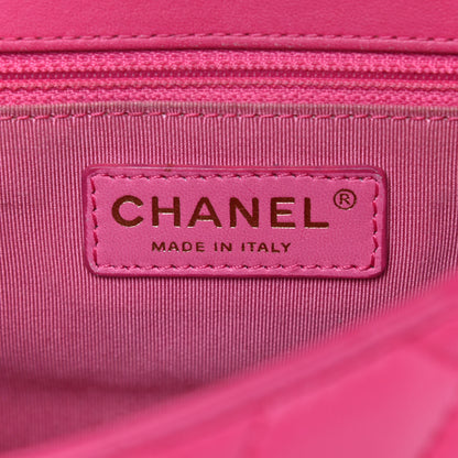 Chanel Lambskin Quilted Mini Mademoiselle Chic Flap Pink 5 of 10