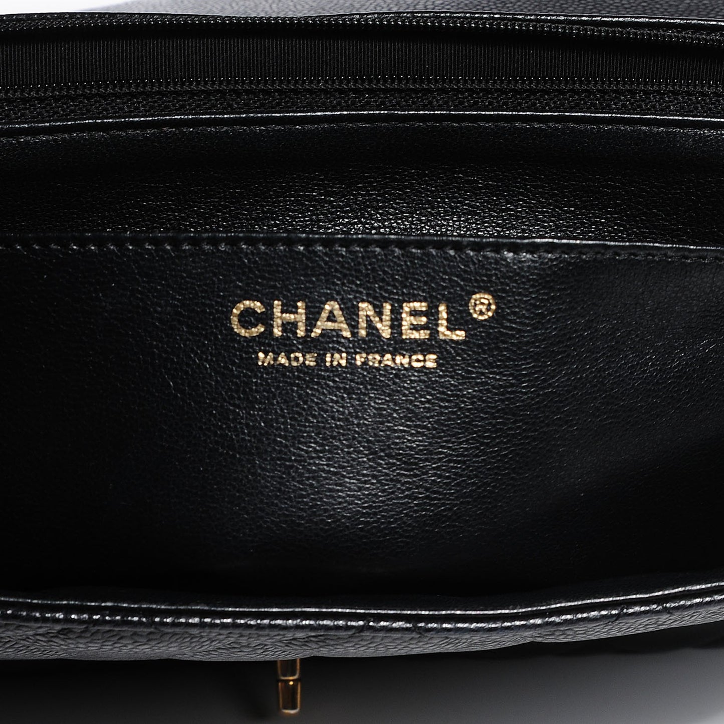 Caviar Quilted Maxi Single Flap Black