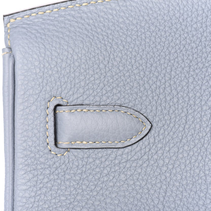 Hermes Togo Birkin 35 Bleu Lin 11 of 33