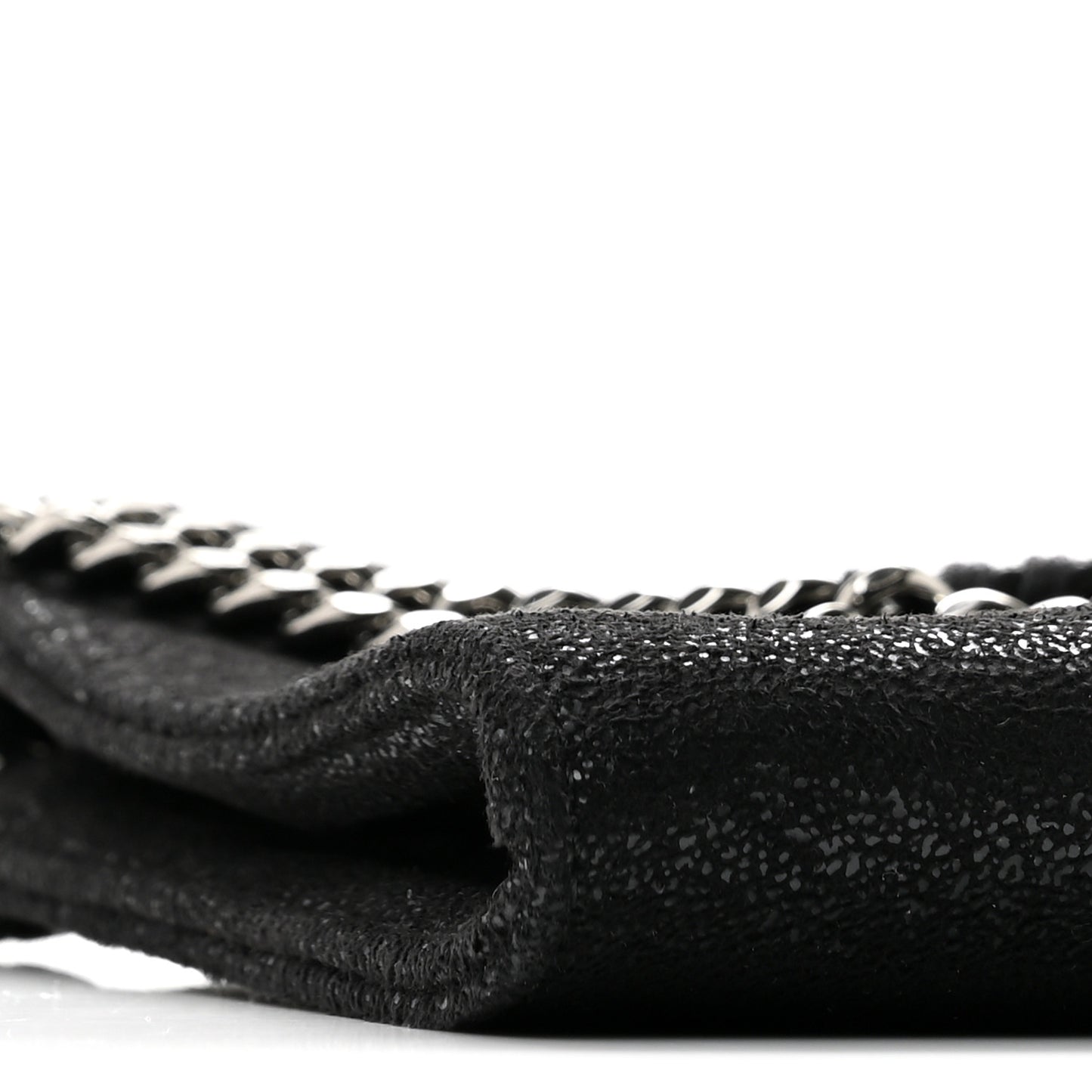 Shaggy Deer Mini Falabella Crossbody Bag Black