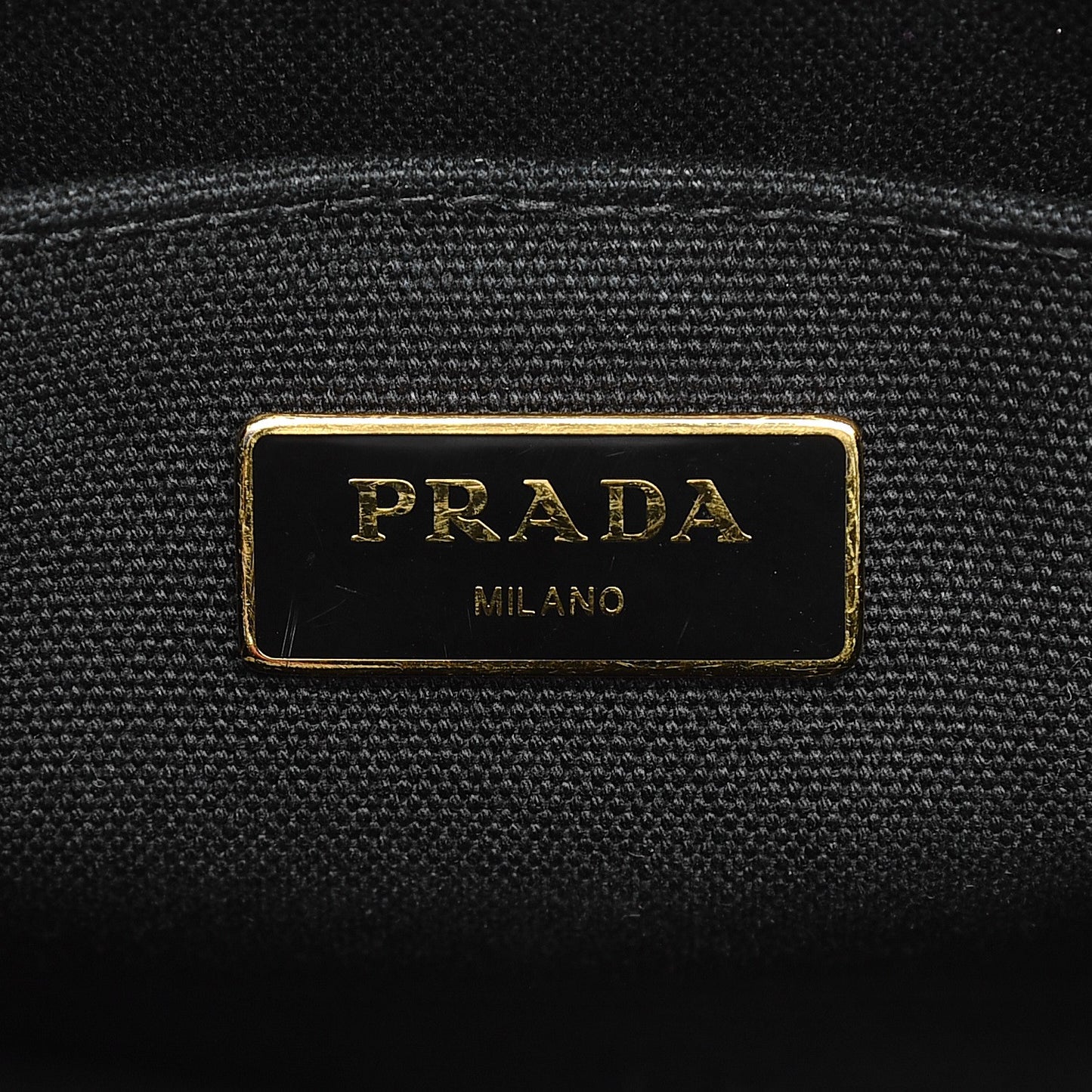 Canapa Small Logo Tote Black