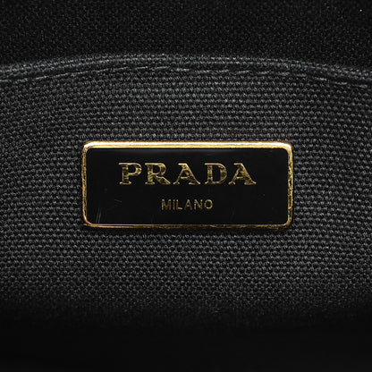 Prada Canapa Small Logo Tote Black 5 of 8