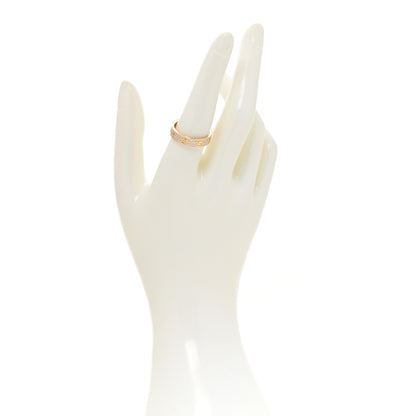 Cartier 18K Yellow Gold Diamond 4mm LOVE Wedding Paved Band Ring 58 8.25 2 of 5