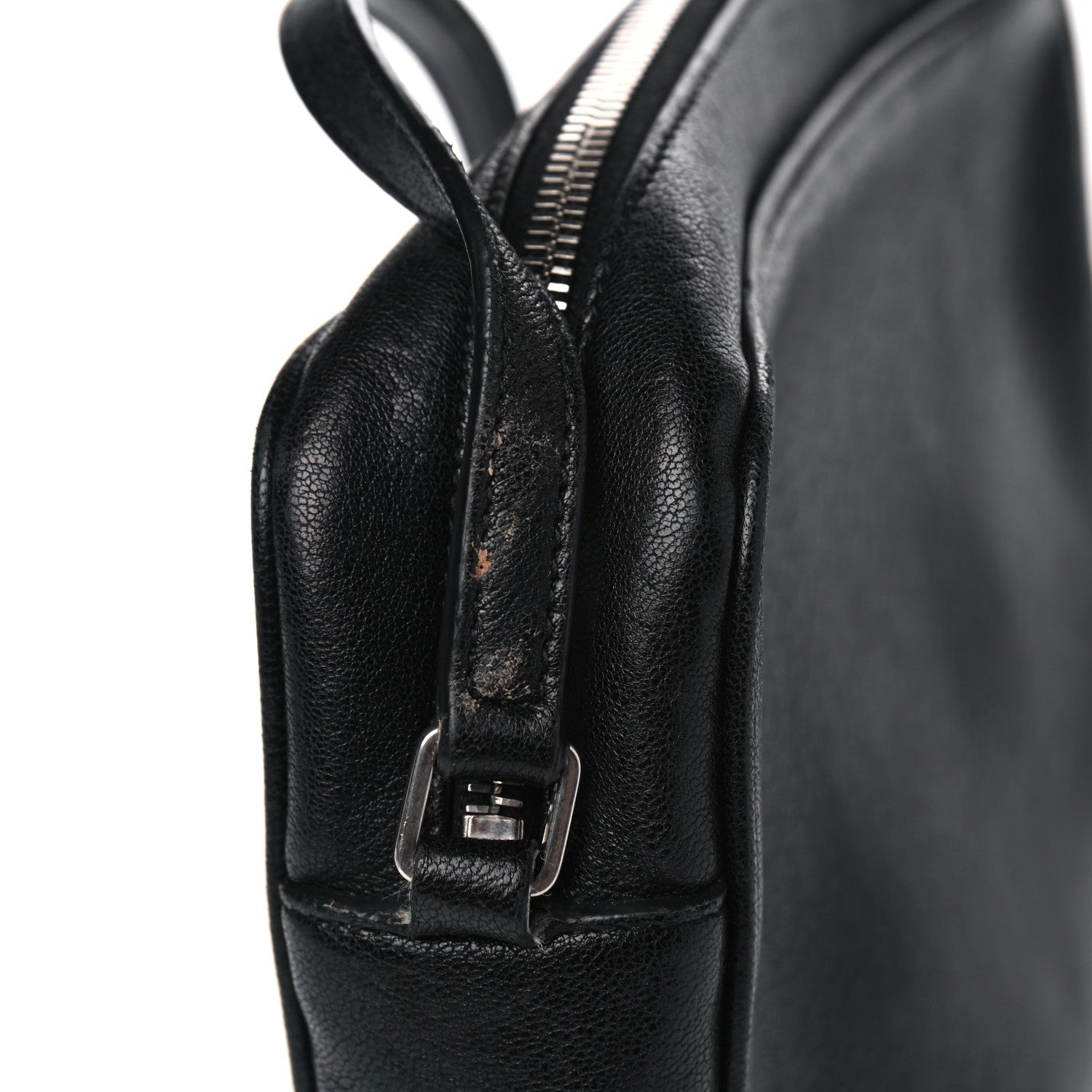 Saint Laurent Lambskin Monogram Small Lou Camera Bag Black 11 of 11