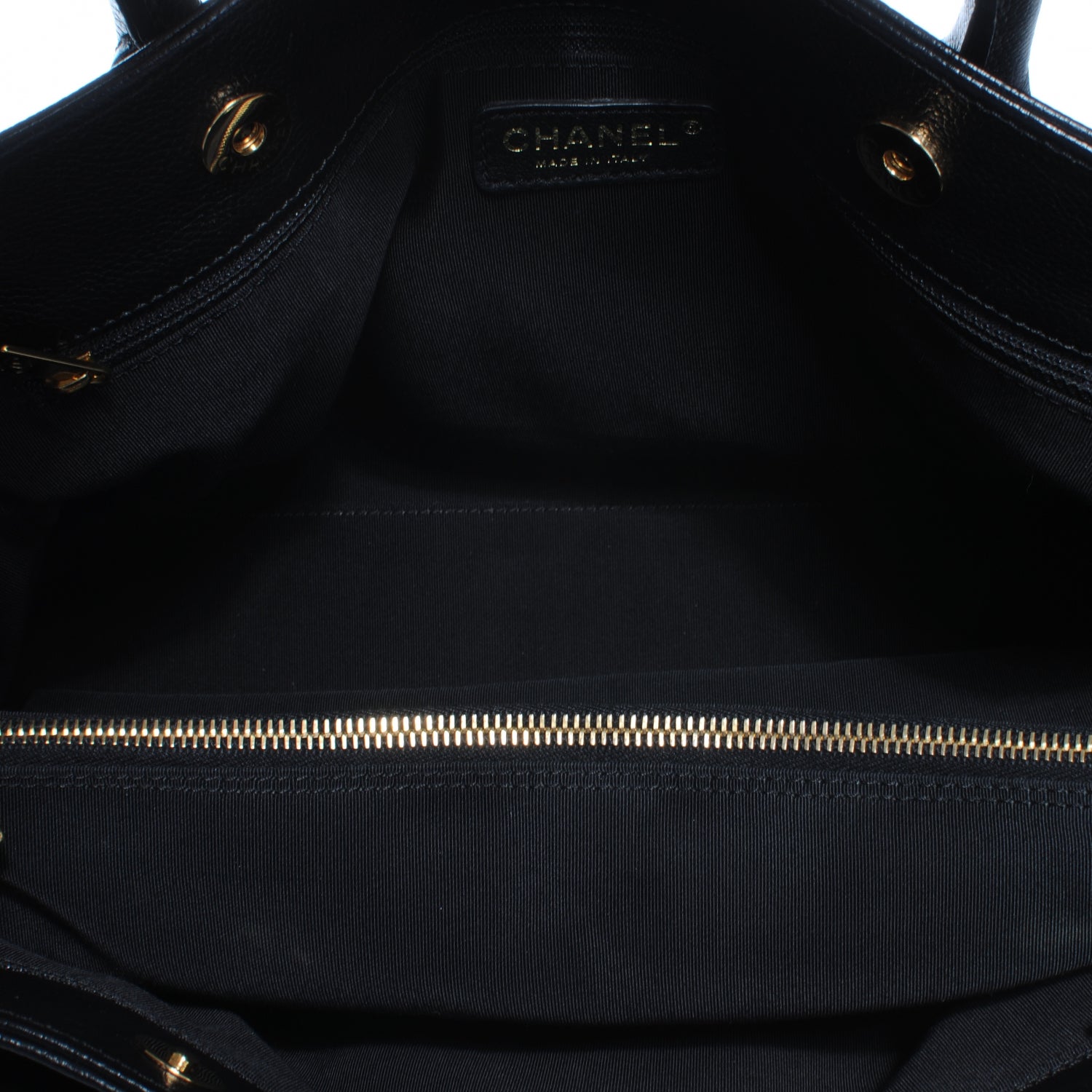 Chanel Calfskin Cerf Executive Shopper Tote Black 5 of 7