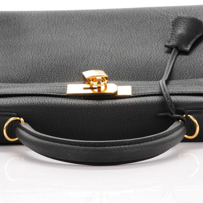 Hermes Togo Kelly Retourne 28 Black 11 of 23