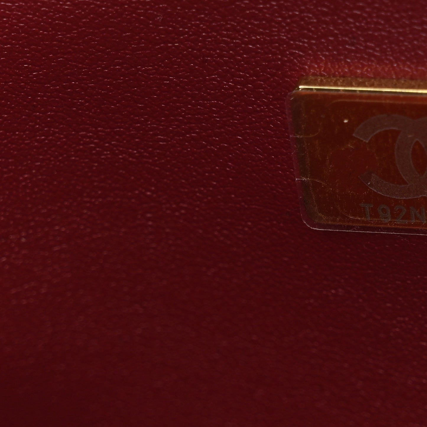 Calfskin Crocodile Embossed Archetype Small Shopping Tote Burgundy