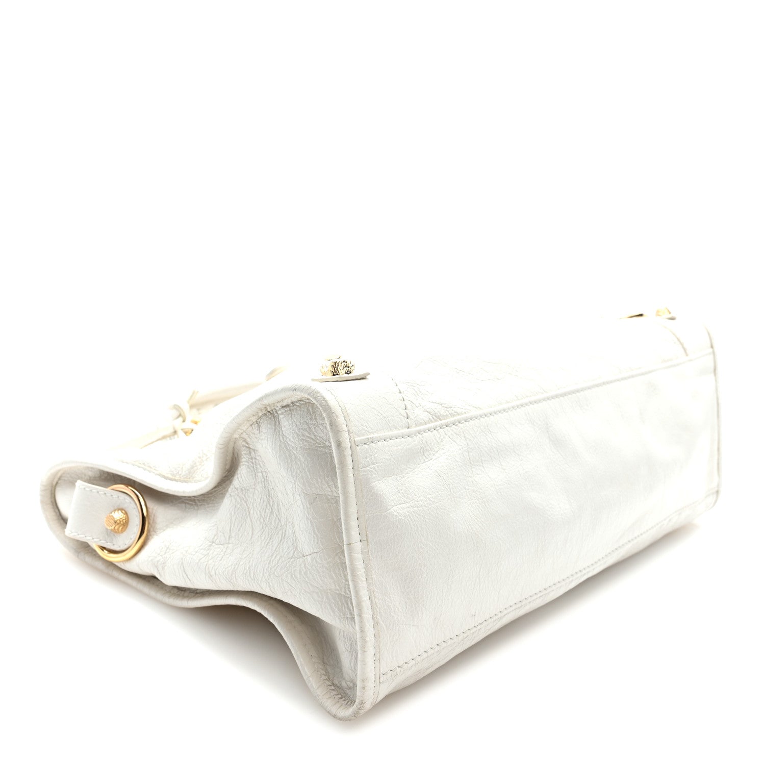 Balenciaga Agneau Giant 12 Gold Hardware City Blanc Creme Light Craie 5 of 10