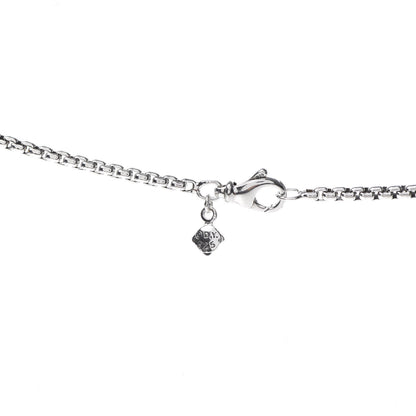 David Yurman Sterling Silver 6 Station Logo Necklace 4 of 5