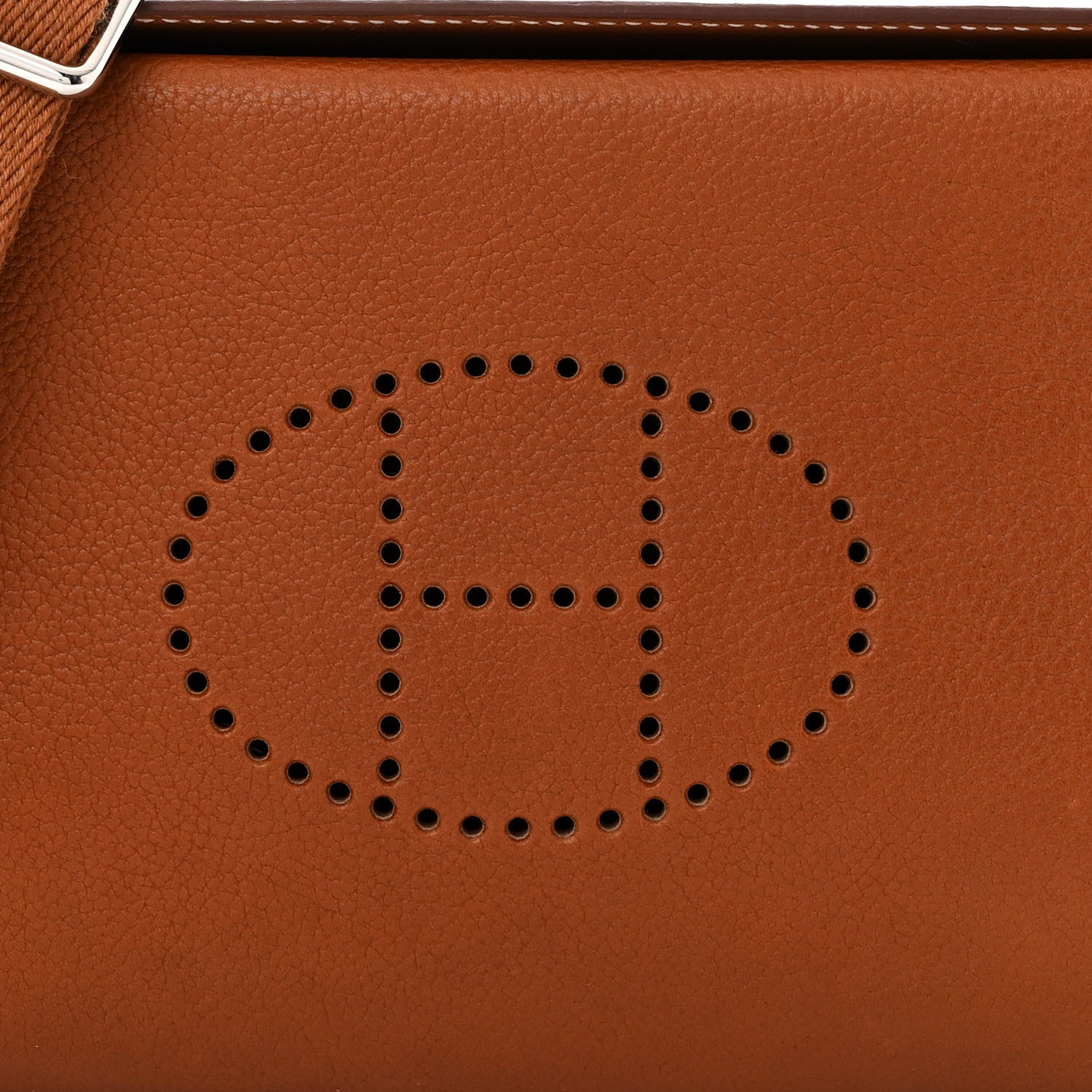 Hermes Barenia Faubourg Videpoches Fauve Gold 8 of 11