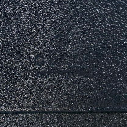 Gucci Vintage Effect Calfskin Matelasse Diagonal Torchon GG Marmont Card Case Wallet Blue Agata Mystic White 6 of 6