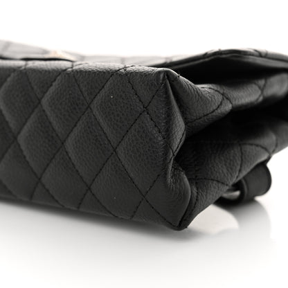 Chanel Grained Calfskin Quilted 2.55 Reissue Flap Belt Bag Clutch  Black 11 of 12