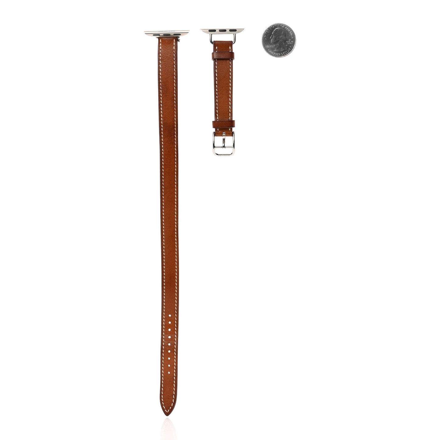 Barenia 38mm Apple Watch Double Tour Band Fauve