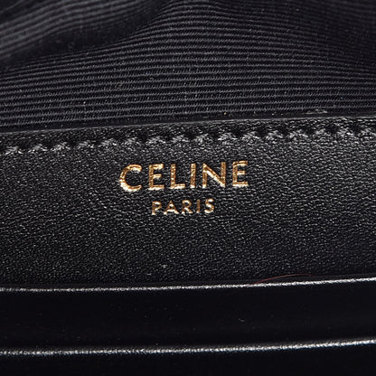 Celine Calfskin Quilted Small C Charm Bag Black 6 of 8