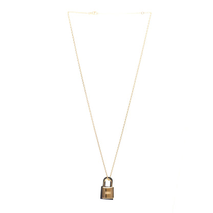 Hermes Swift Small O'Kelly Pendant Necklace Black 3 of 8