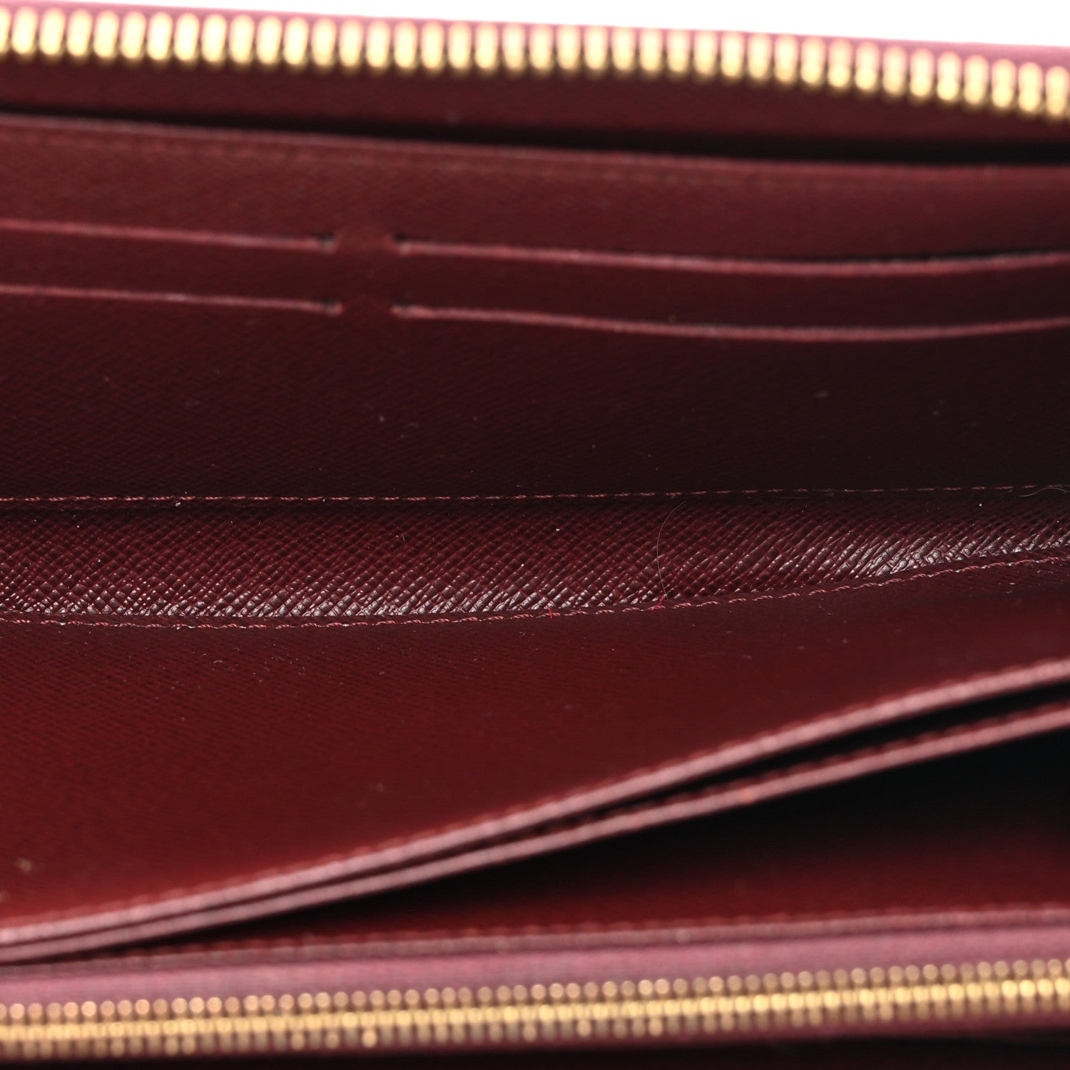 Louis Vuitton Damier Paillettes Zippy Wallet Red 6 of 12