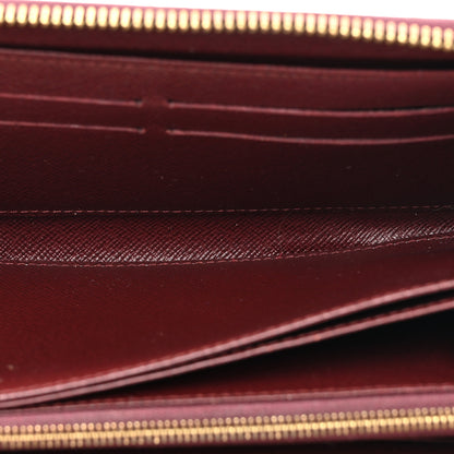 Louis Vuitton Damier Paillettes Zippy Wallet Red 6 of 12