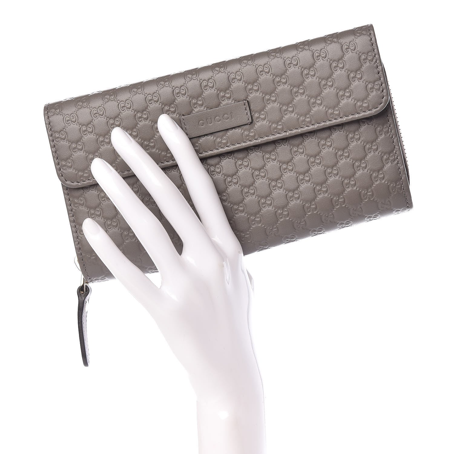 Gucci Soft Microguccissima Continental Zip Wallet Loess 2 of 9