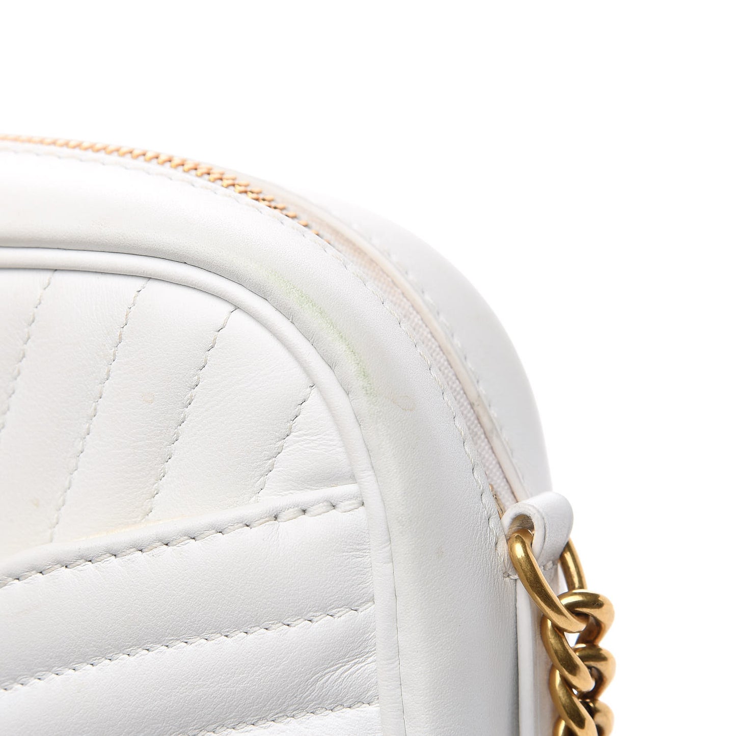 Calfskin New Wave Camera Bag White