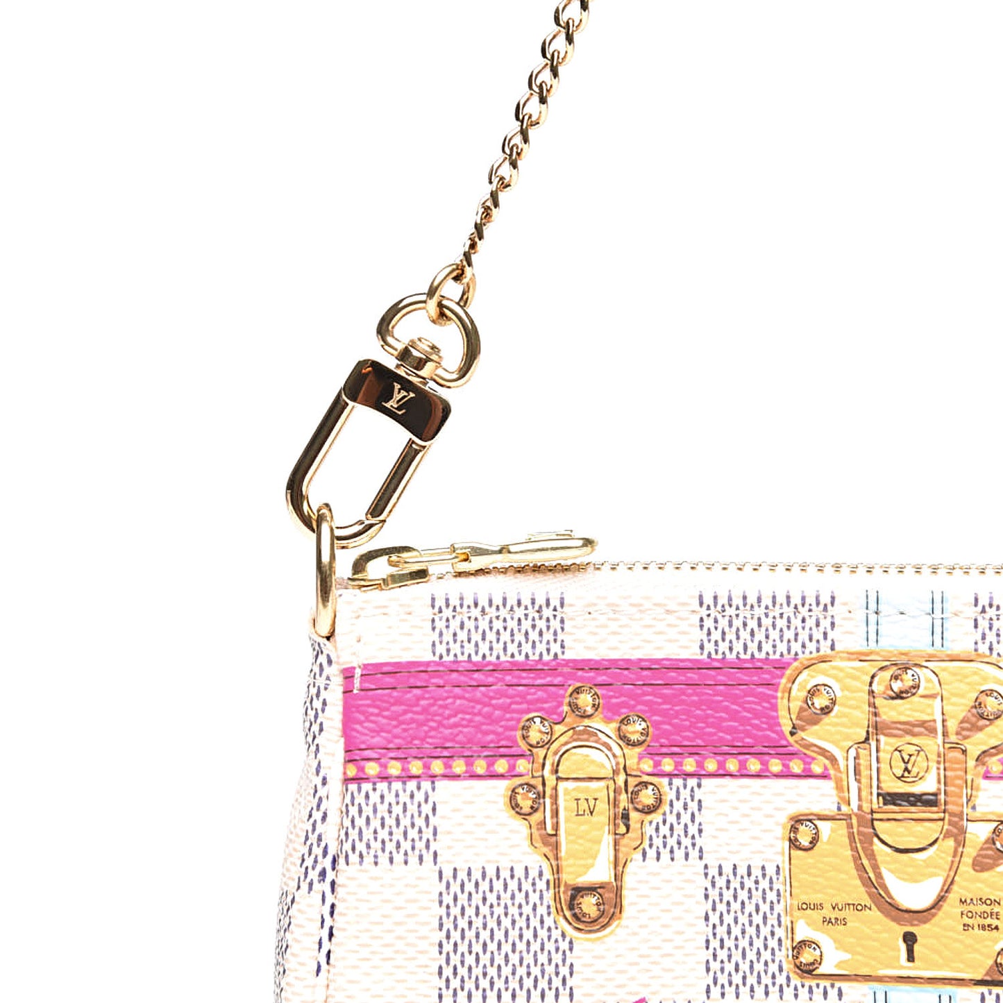Damier Azur Summer Trunks Miami Mini Pochette Accessories