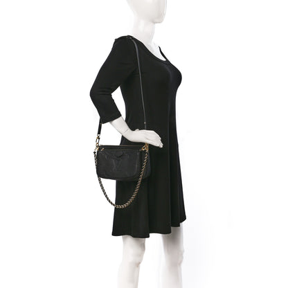 Louis Vuitton Empreinte Monogram Giant Multi Pochette Accessories Black 2 of 11