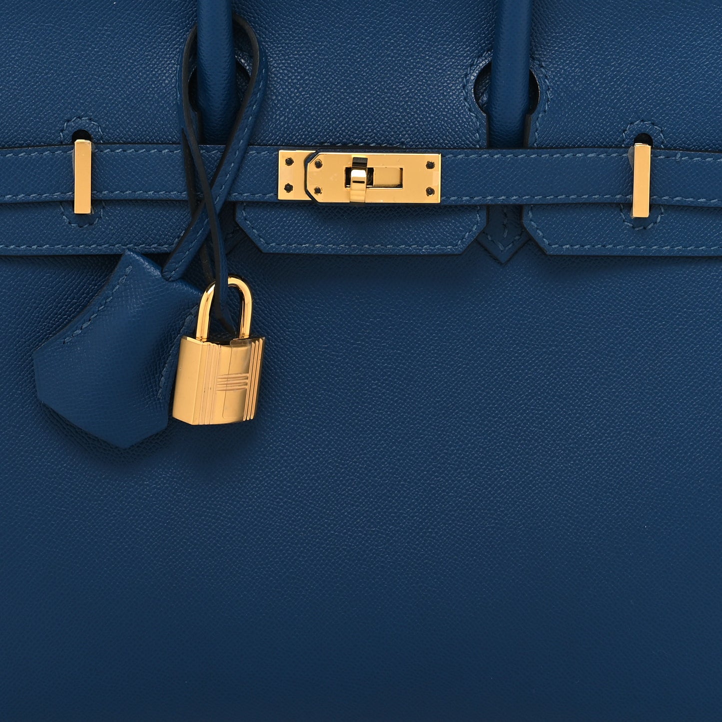 Madame Calfskin Birkin Sellier 25 Deep Blue