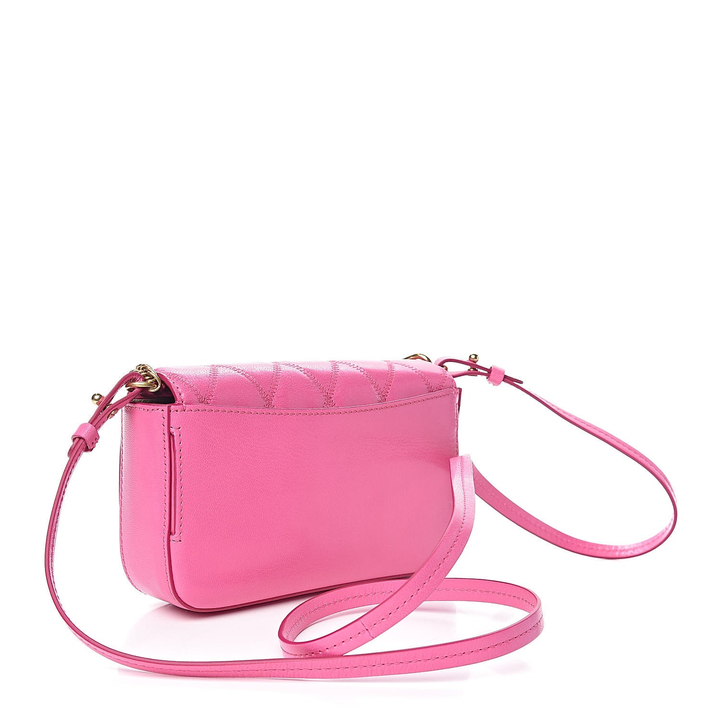 Goatskin Quilted GV3 Mini Pocket Convertible Bag Pink