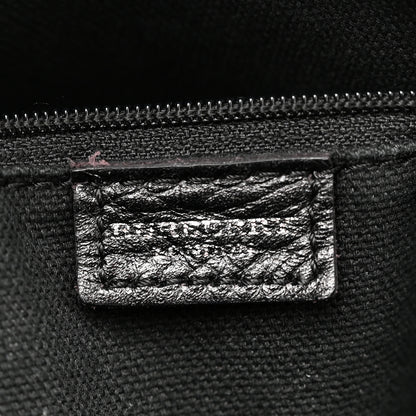 Burberry Vintage Check Studded Tote Black 6 of 11