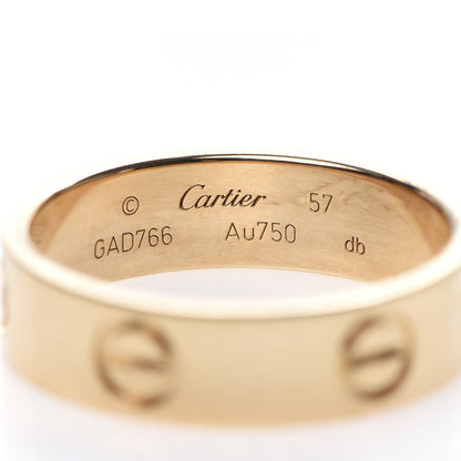 Cartier 18K Yellow Gold 5.5mm LOVE Ring 57 8 4 of 4