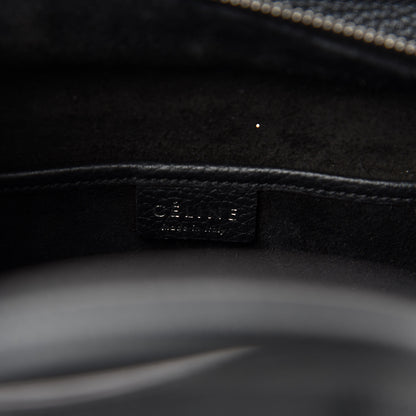 Celine Drummed Calfskin Nano Luggage Black 15 of 16