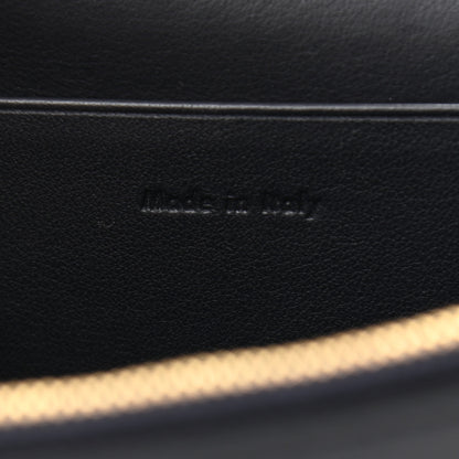 Celine Smooth Lambskin Frame Evening Chain Clutch Dark Navy Claycourt 5 of 10