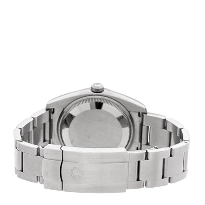 Rolex Stainless Steel 34mm Oyster Perpetual Watch Black 114200 3 of 5