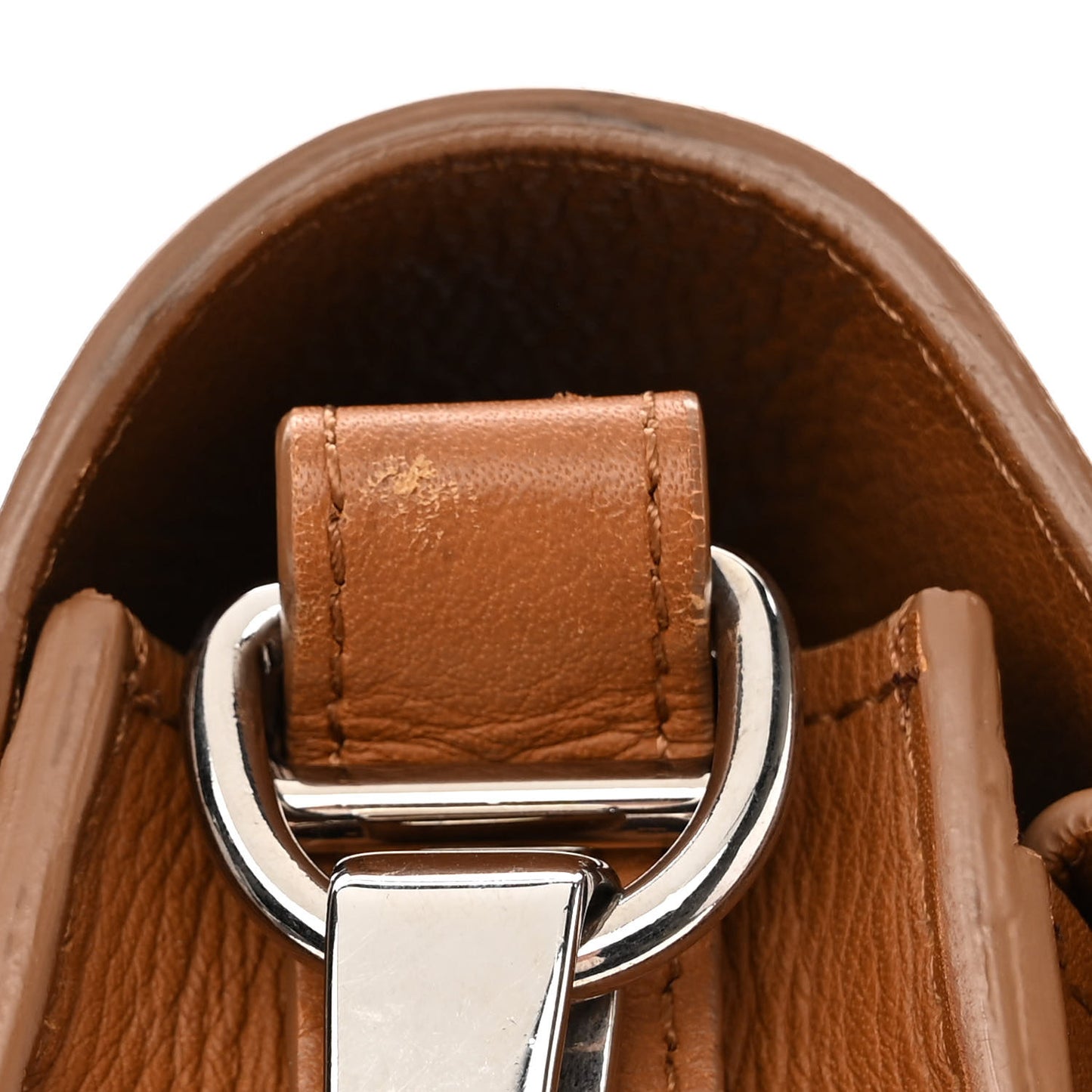 Smooth Calfskin Mini PS11 Classic Shoulder Bag Caramel