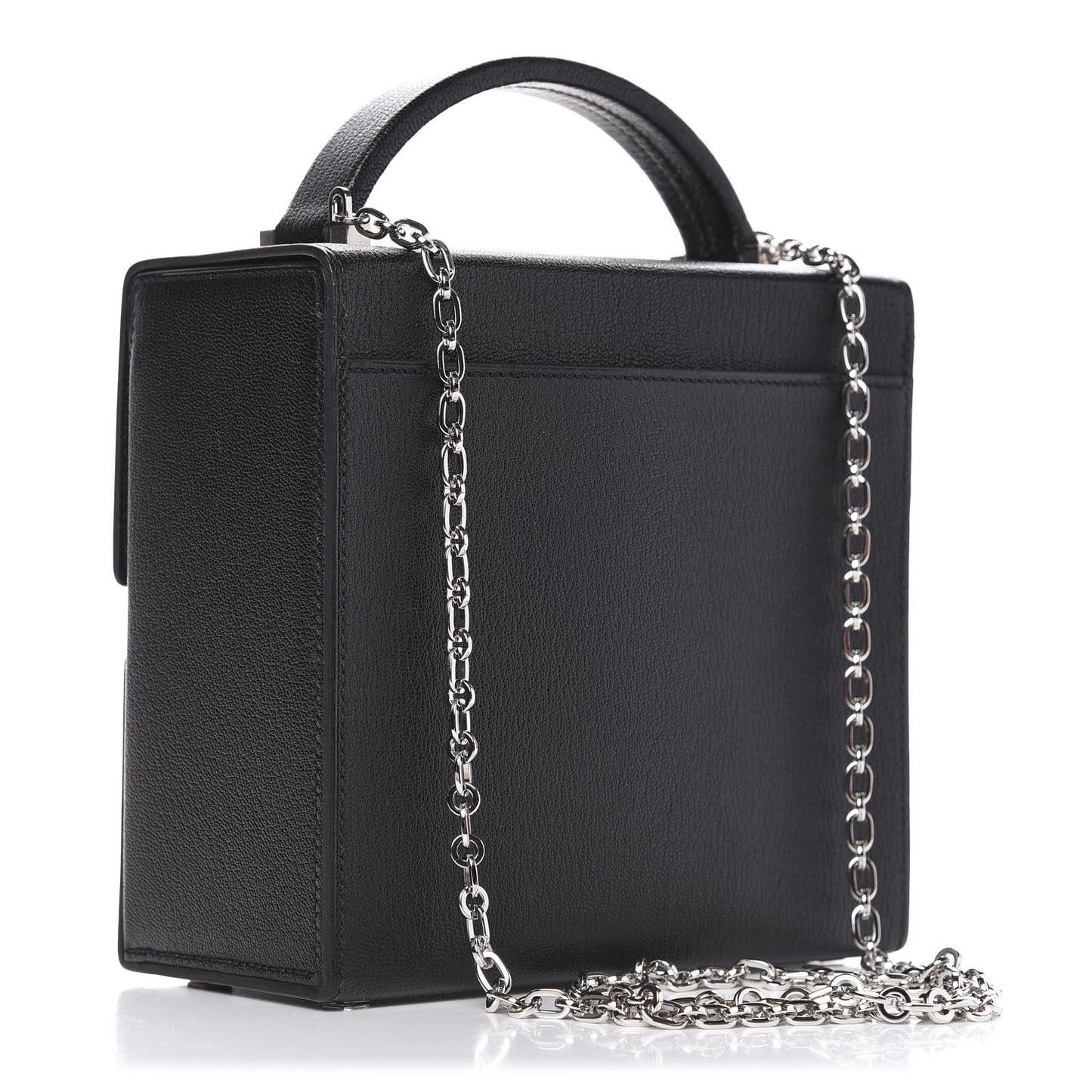 Chevre Mysore Cinhetic Boxy Top Handle Bag Black