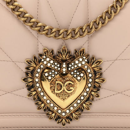 Dolce & Gabbana Calfskin Medium Devotion Crossbody Bag Cipria 7 of 10